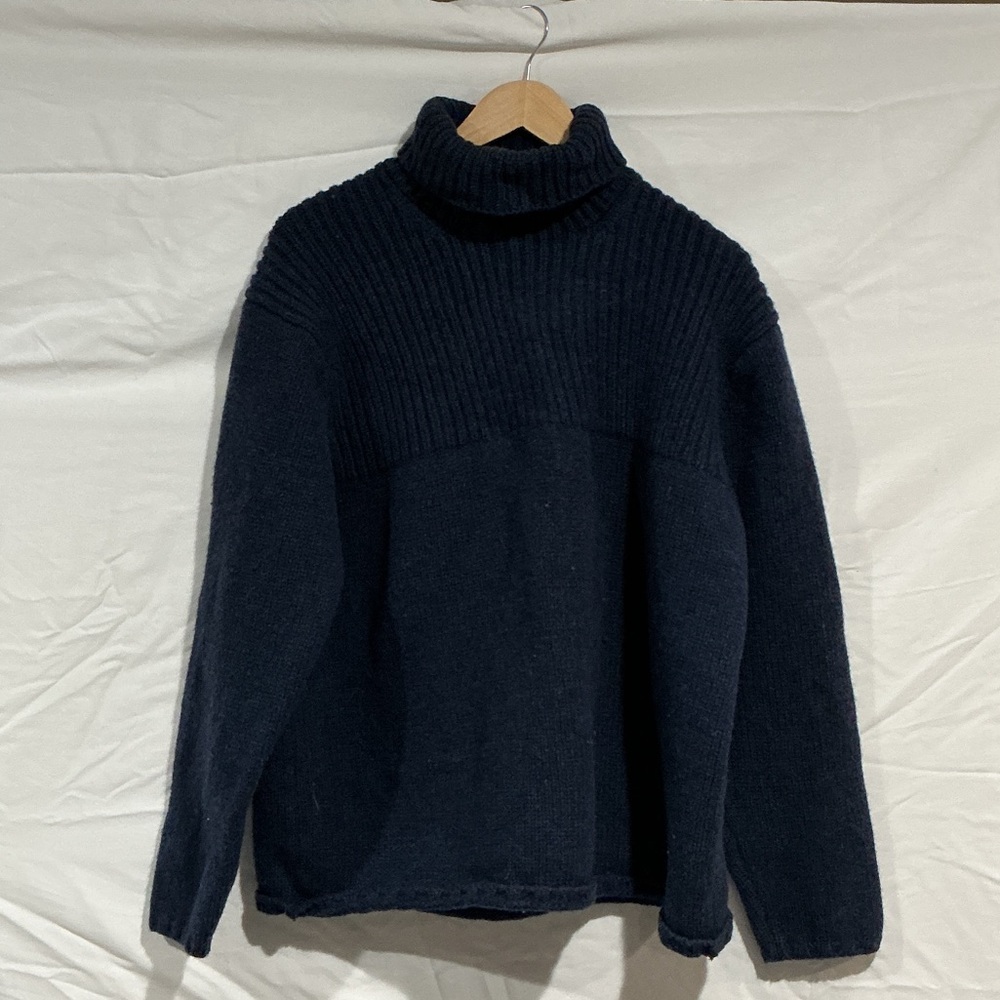GAP Women's Navy Turtleneck Sweater